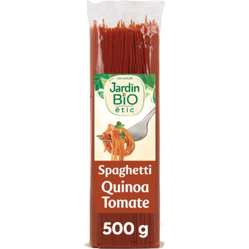 Organic Coloured Spaghetti with Quinoa and Tomato JARDIN BIO ETIC