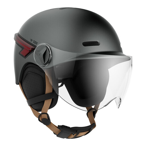 CASR LED Light Helmet with clear visor