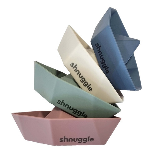 Shnuggle Stacking Boat Bath Toy set