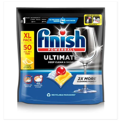 Finish Ultimate Deep Clean & Shine Dishwasher Tablets