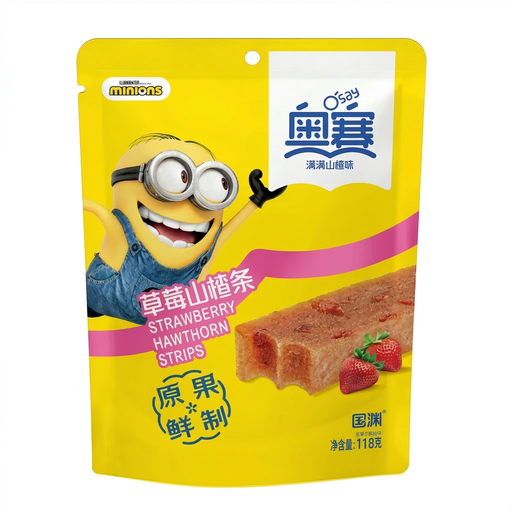 O'Say Strawberry Hawthorn Strips 118g