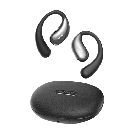 Miniso X69 True Wireless Earbuds Open Ear Hook Style - Black