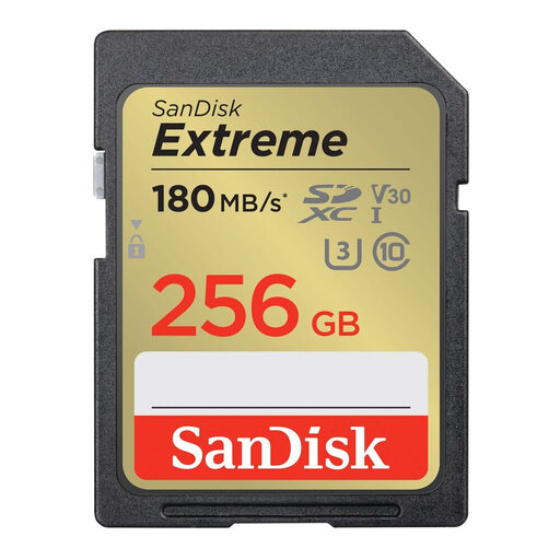 SanDisk Extreme 256GB SDXC Memory Card