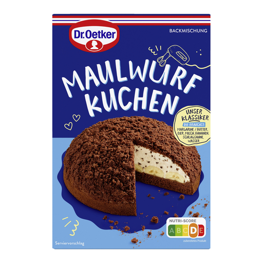 Dr. Oetker Maulwurf-Kuchen Mole Cake Baking Mix 435g
