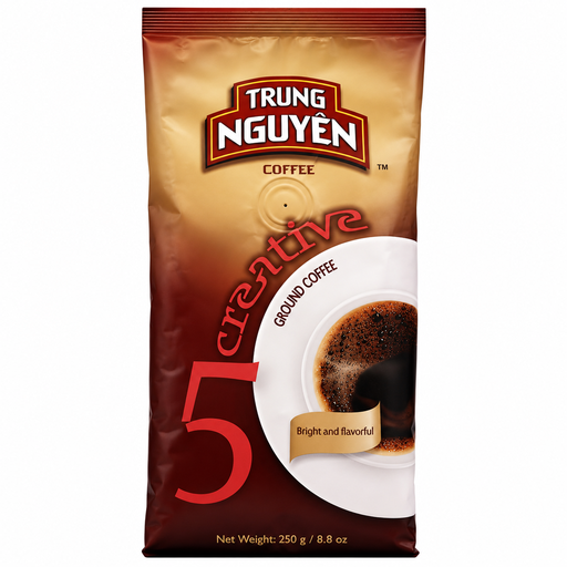 Trung Nguyen Creative 5 烘焙研磨咖啡，250 g