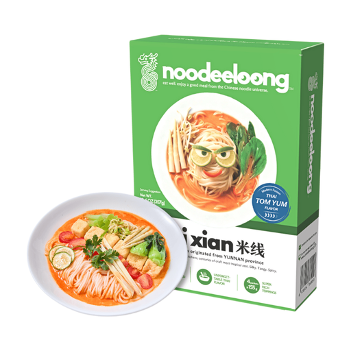 NOODEELOONG Rice Noodles Thai Tom Yum Flavor 357g