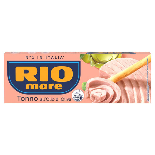 Rio Mare Tuna In Olive Oil Tins 3 x 80g