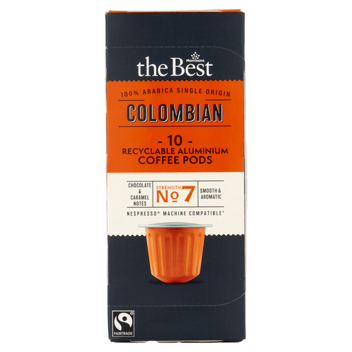 Morrisons Fairtrade Colombian Pods 54g