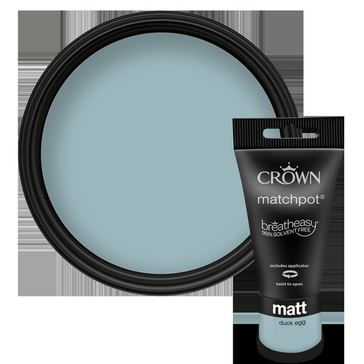 Crown Matt Emulsion Duck Egg 40ML