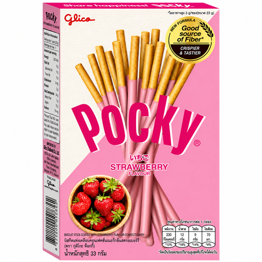 Glico Pocky Strawberry Biscuit Sticks