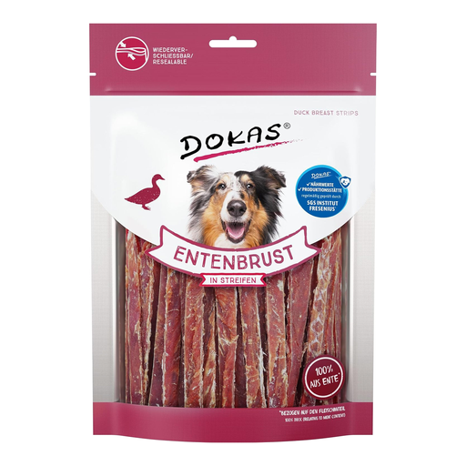 Dokas Duck Breast Dog Snack 250g