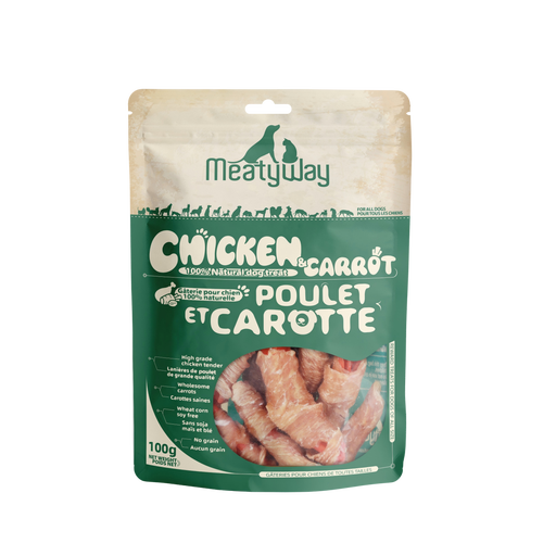 MeatyWay Chicken and Carrot 100g