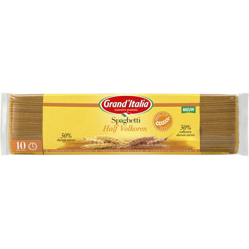 Grand'Italia Spaghetti Half Whole Wheat - 500 g