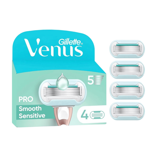 Gillette Venus Pro Smooth Sensitive Blade Refills