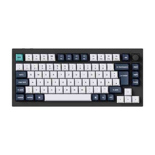 Keychron Q1 Max 75% Wireless Mechanical Keyboard - ISO QWERTZ German Layout