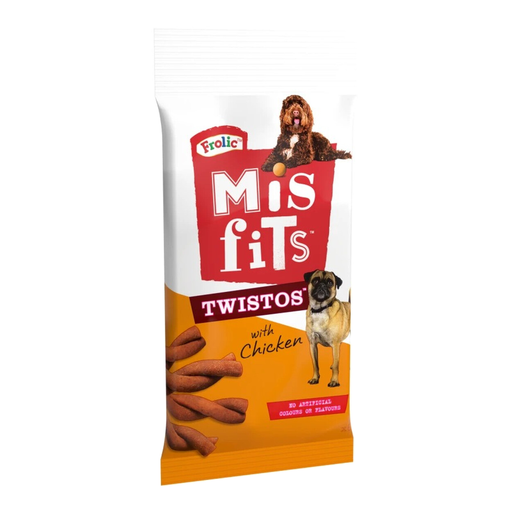 Misfits Twistos Dog Treats with Chicken