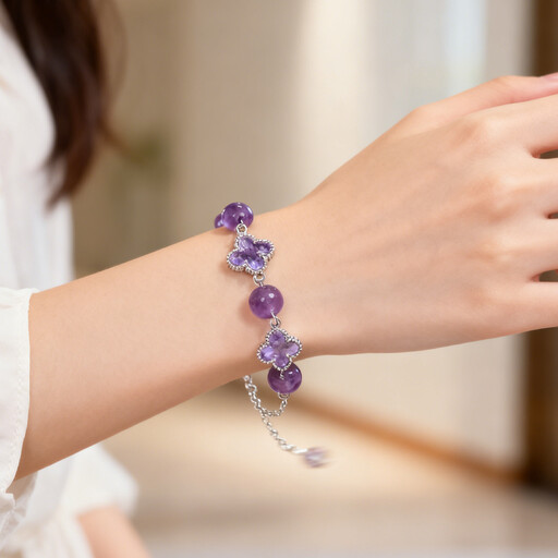 VoxorAI L8 Amethist Armband