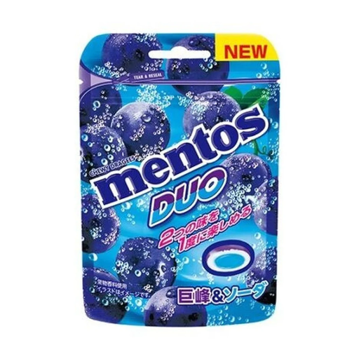 MENTOS Duo Kyoho Grape & Soda 45g