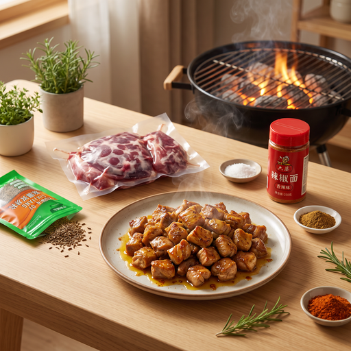 【BBQ】Cumin Roast Lamb: Kinda Lamb Leg Boneless 1kg
