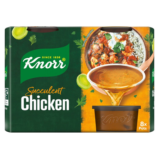 Knorr 8 Chicken Stock Pots 224g