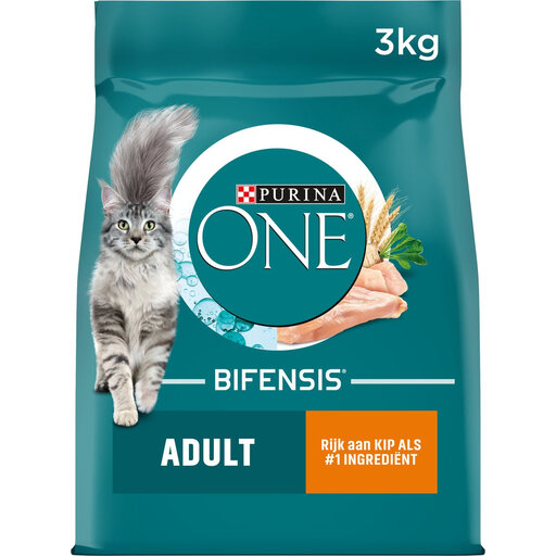 PURINA ONE Adult Kip & Volle Granen 3 kg