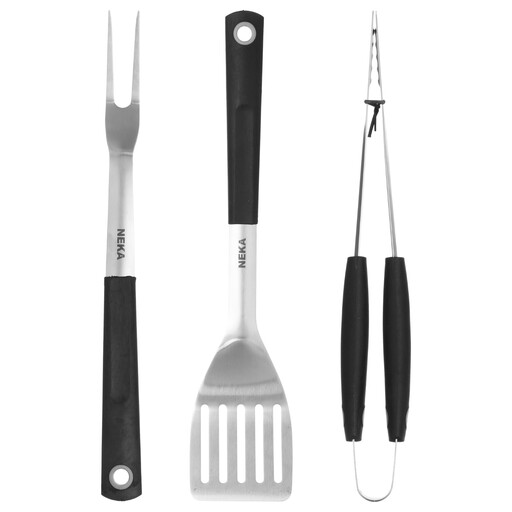 Set of 3 BBQ Tools with TPR Handles