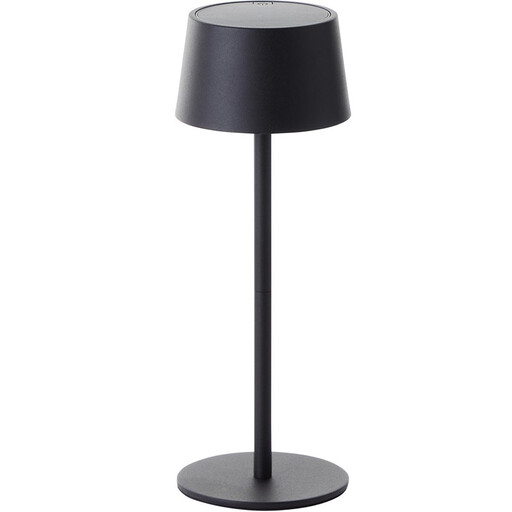 Brilliant Led Outdoor Table Lamp, 170 Lm, Dimmable, Solar & Usb, Ip44, Black