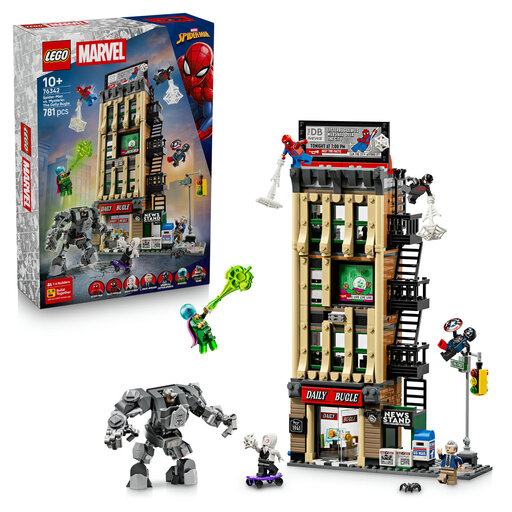 LEGO Super Heroes 76342 Spider-Man vs. Mysterio: The Daily Bugle Pack