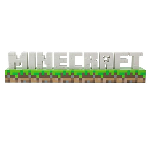 Minecraft Logo LED Light - Officially Licensed