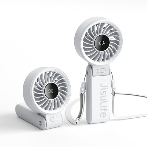 JISULIFE Portable Handheld Fan Life 7