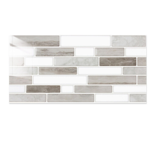 Commomy Glossy Faux Marble Look Wall Stickers