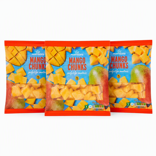 Morrisons Mango Chunks 1.5kg (3 x 500g)