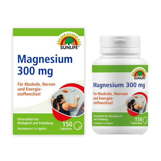 Sunlife Magnesium 300mg Tabletten