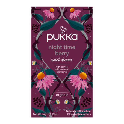 Pukka Night Time Berry Organic tea, 20 sachets, 36g