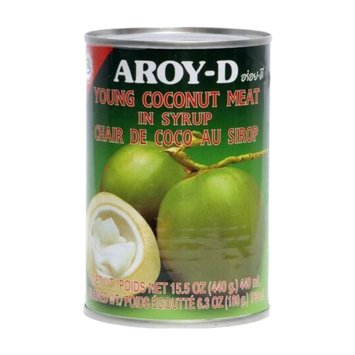 Young coconut in a can