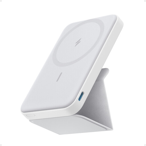 Anker 622 Magnetic Wireless Power Bank (MagGo)，5,000mAh Foldable Wireless Portable Charger 