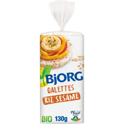 BJORG Organic Sesame Rice Cakes