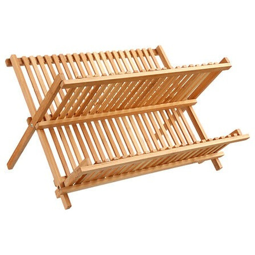 Folding 19 Plate Bamboo Drip Tray