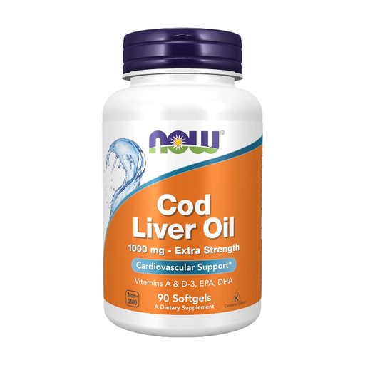 NOW Foods Cod Liver Oil Extra Strength Softgels