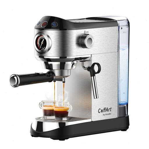 BioloMix 7008 espresso machine with removable 1.1 L tank