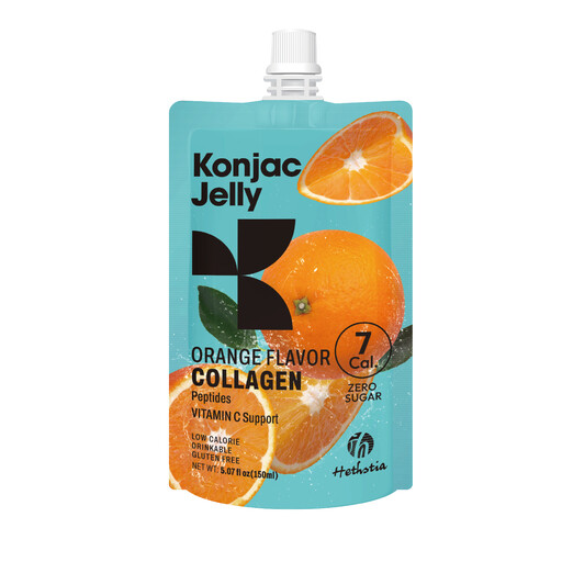 Hethstia Konjac Jelly Collagen Peptides Orange