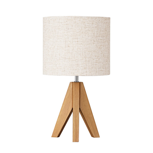 Dewenwils Edishine Nightstand Lamp Table Lamp Wood