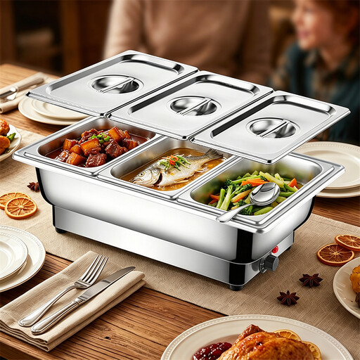 Huacan Stainless Steel Electric Insulated Buffet Food Warmer
