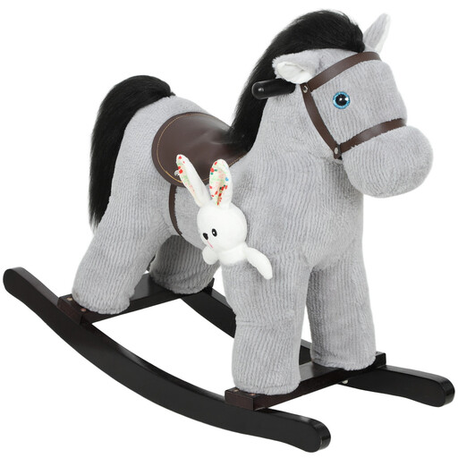 AIYAPLAY Baby Rocking Horse Grey