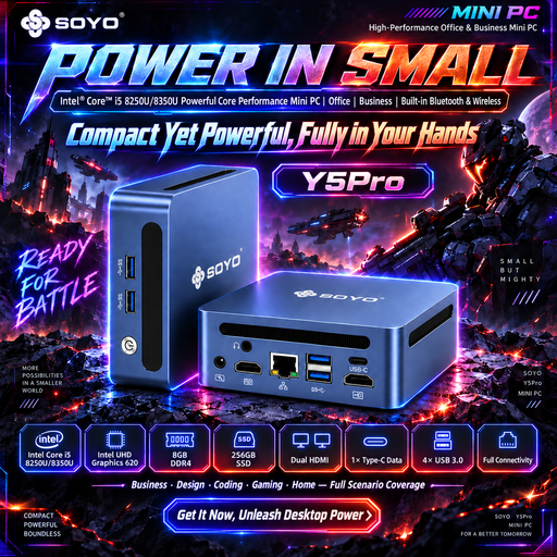 SOYO Y5Pro Mini PC Windows 11