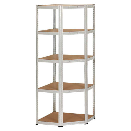 PROBUILDER STEEL SHELF 175 KG CORNER W/5 SHELVES Steel