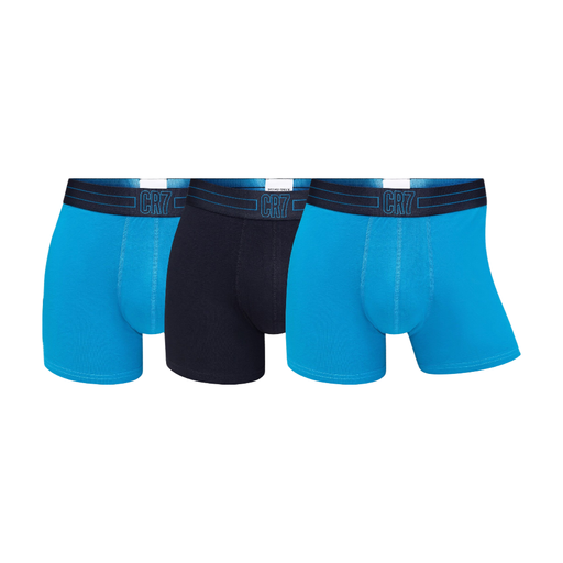 CR7 3 Pack Trunks Blue/Blue/Black