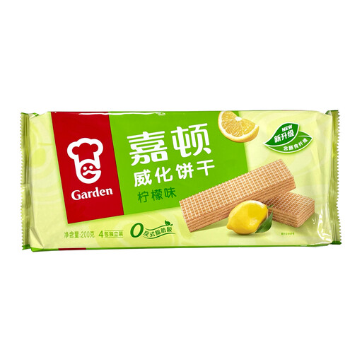 Garden Cream Wafer Lemon Flavour 200g