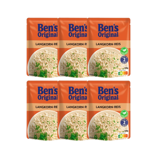 Ben's Original Express Spitzen-Langkorn-Reis 220 g X 6