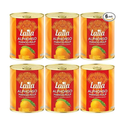 Laila Alphonso Mango Pulp 6x850g